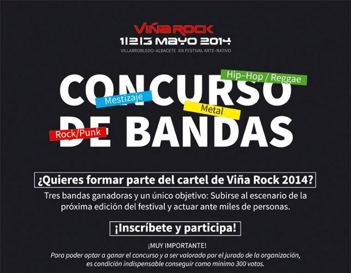 Concurso de bandas Viña Rock 2014